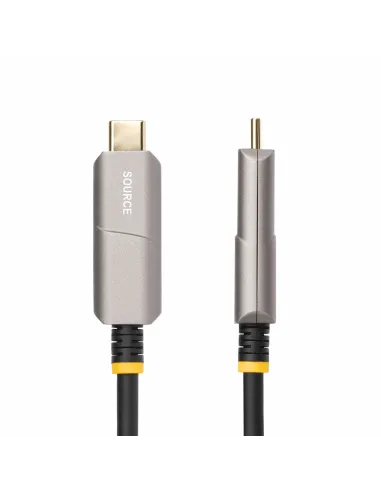 StarTech.com Cable Activo Óptico USB-C a HDMI 2.0 (AOC) de 9,15m - Conversor Adaptador Unidireccional USB Tipo C a HDMI -
