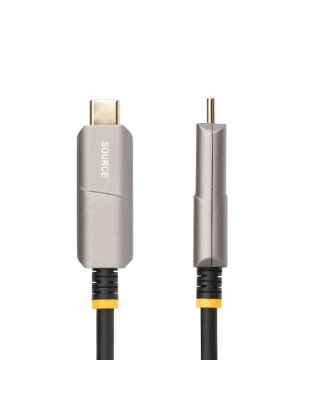 StarTech.com Cable Activo Óptico USB-C a HDMI 2.0 (AOC) de 9,15m - Conversor Adaptador Unidireccional USB Tipo C a HDMI -