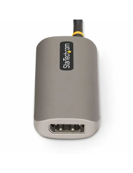 StarTech.com Cable Conversor Adaptador Activo de 30cm HDMI 2.1 a DisplayPort 1.4 - 8K60Hz - Alimentado por el Bus USB - Cable
