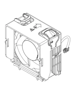 DELL 121-BBBX sistema de refrigeración para ordenador Carcasa del ordenador Ventilador