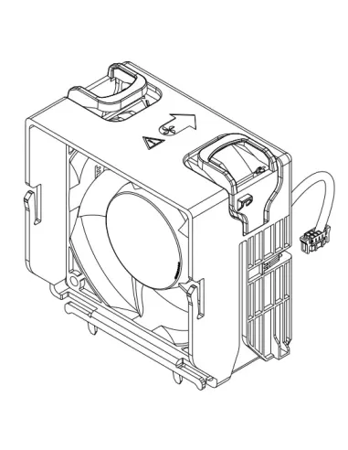 DELL 121-BBBX sistema de refrigeración para ordenador Carcasa del ordenador Ventilador