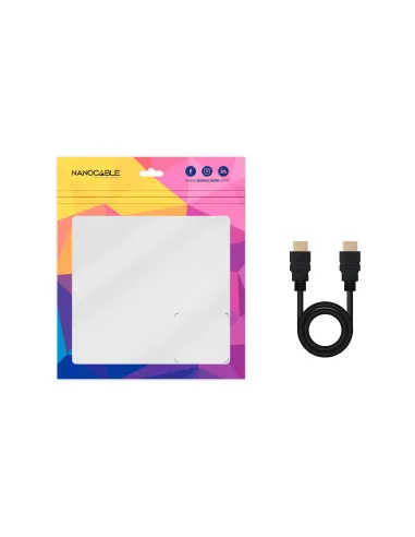 Nanocable Cable HDMI V2.0 4K@60Hz 18Gbps A M-A M, 5.0 m, Negro