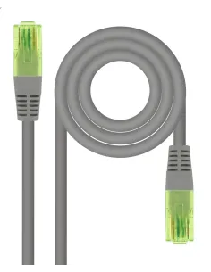 Nanocable Cable de Red Latiguillo RJ45 CAT.6 UTP AWG26 CCA, Gris, 3 m