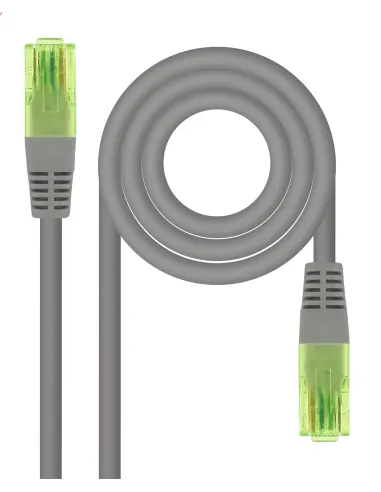 Nanocable Cable de Red Latiguillo RJ45 CAT.6 UTP AWG26 CCA, Gris, 3 m