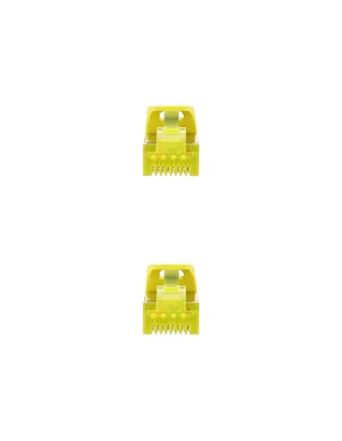 Nanocable Cable Red Latiguillo RJ45 LSZH CAT.6A SFTP AWG26, Amarillo, 25 cm