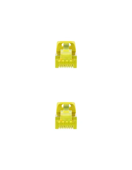 Nanocable Cable Red Latiguillo RJ45 LSZH CAT.6A SFTP AWG26, Amarillo, 25 cm
