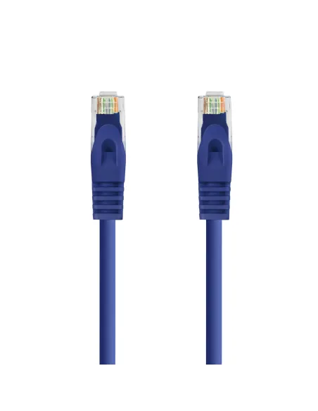 Nanocable Cable Red Latiguillo RJ45 LSZH CAT.6A UTP AWG24, Azul, 25 cm