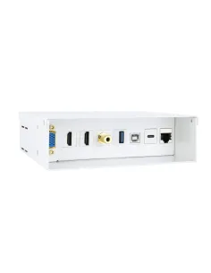 Nanocable Caja de conexiones multimedia de pared VGA + 2xHDMI + JACK3.5 + 1xUSB-C 10G + 1xUSB-B 2.0 + 1xUSB-A 3.0 + 1xRJ45 2