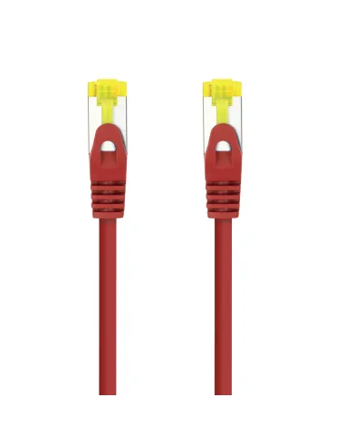 Nanocable Cable Red Latiguillo RJ45 LSZH CAT.6A SFTP AWG26, Rojo, 25 cm