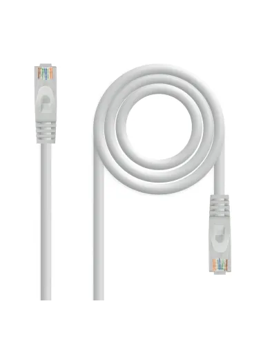 Nanocable Cable de red latiguillo RJ45 LSZH Cat.6A UTP AWG24, Gris, 7.0 m