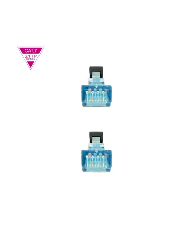 Nanocable Cable de Red Cat.7 600MHZ LSZH SFTP PIMF AWG26, Negro, 50 cm