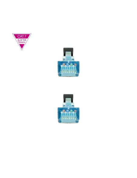 Nanocable Cable de Red Cat.7 600MHZ LSZH SFTP PIMF AWG26, Negro, 50 cm