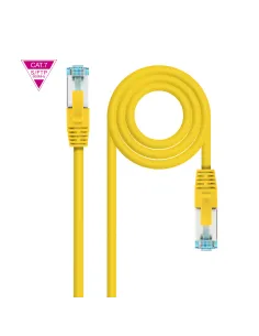 Nanocable Cable de Red Cat.7 600MHZ LSZH SFTP PIMF AWG26, Amarillo, 25 cm