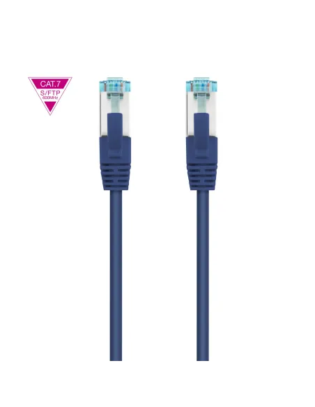 Nanocable Cable de Red Cat.7 600MHZ LSZH SFTP PIMF AWG26, Azul, 1 m