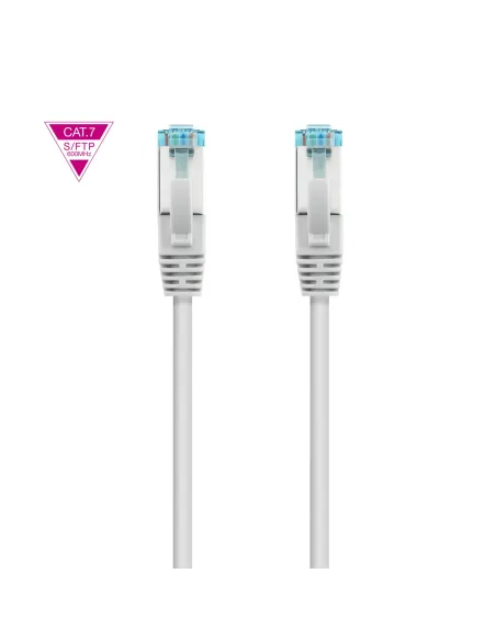 Nanocable Cable de Red Cat.7 600MHZ LSZH SFTP PIMF AWG26, Gris, 1.5 m