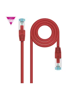 Nanocable Cable de Red Cat.7 600MHZ LSZH SFTP PIMF AWG26, Rojo, 1 m
