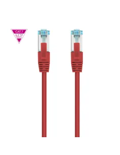 Nanocable Cable de Red Cat.7 600MHZ LSZH SFTP PIMF AWG26, Rojo, 1 m 2