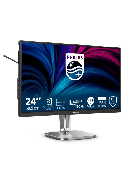 Philips 4000 series 24B2U4301 00 pantalla para PC 60,5 cm (23.8") 1920 x 1080 Pixeles Full HD LCD Gris