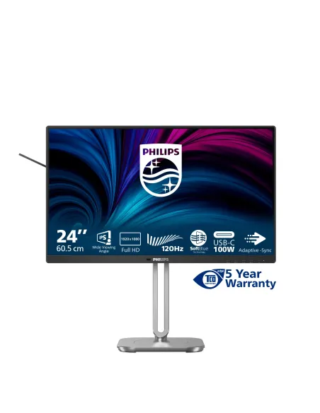 Philips 4000 series 24B2U4301 00 pantalla para PC 60,5 cm (23.8") 1920 x 1080 Pixeles Full HD LCD Gris