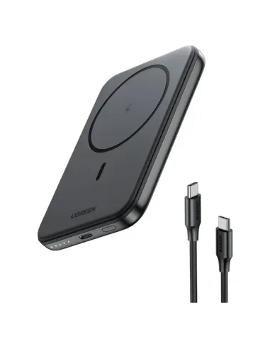 Ugreen 25207 batería externa 5000 mAh Cargador inalámbrico Negro