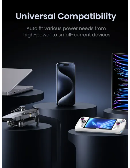 Ugreen Nexode Power Bank 48000 mAh Litio Gris