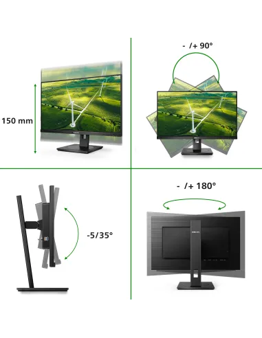 Philips 242B1G 00 pantalla para PC 60,5 cm (23.8") 1920 x 1080 Pixeles Full HD LED Negro