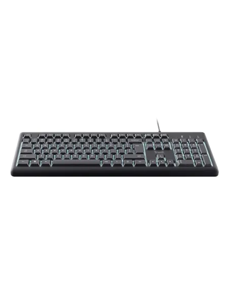 Trust Primo Beleuchtete teclado Hogar   Oficina USB QWERTY Español Negro