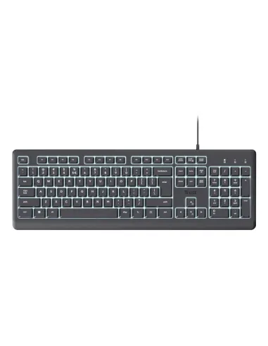 Trust Primo Beleuchtete teclado Hogar   Oficina USB QWERTY Español Negro