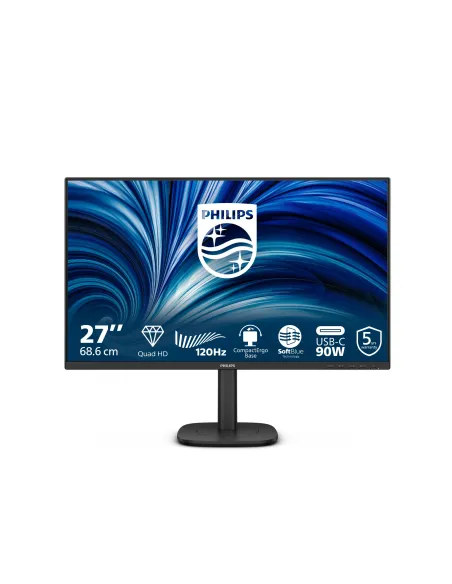 Philips 3000 series 27B2U3601 00 pantalla para PC 68,6 cm (27") 2560 x 1440 Pixeles Quad HD LCD Negro