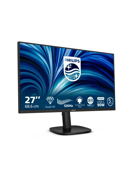 Philips 3000 series 27B2U3601 00 pantalla para PC 68,6 cm (27") 2560 x 1440 Pixeles Quad HD LCD Negro