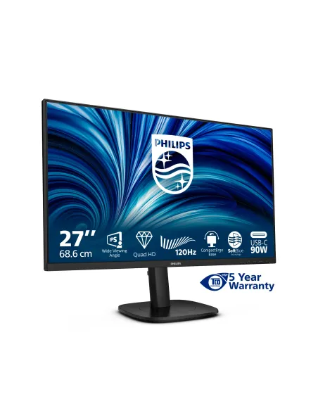 Philips 3000 series 27B2U3601 00 pantalla para PC 68,6 cm (27") 2560 x 1440 Pixeles Quad HD LCD Negro