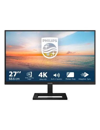 Philips 1000 series 27E1N1800AE 00 pantalla para PC 68,6 cm (27") 3840 x 2160 Pixeles 4K Ultra HD LED Negro