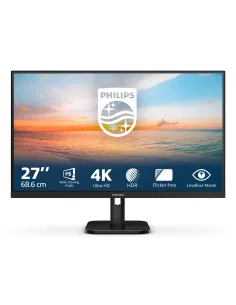 Philips 27E1N1800A 00 pantalla para PC 68,6 cm (27") 3840 x 2160 Pixeles 4K Ultra HD LED Negro
