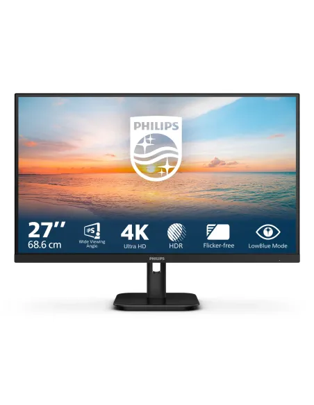Philips 27E1N1800A 00 pantalla para PC 68,6 cm (27") 3840 x 2160 Pixeles 4K Ultra HD LED Negro
