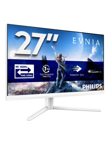 Philips Evnia 5000 pantalla para PC 68,6 cm (27") 3840 x 2160 Pixeles 4K Ultra HD LCD Blanco