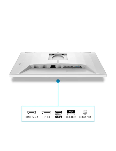 Philips Evnia 5000 pantalla para PC 68,6 cm (27") 3840 x 2160 Pixeles 4K Ultra HD LCD Blanco