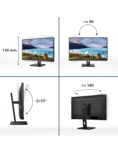 Philips S Line 273S1 00 pantalla para PC 68,6 cm (27") 1920 x 1080 Pixeles Full HD LCD Negro