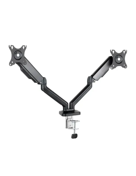 TooQ Soporte de Mesa para 2 Pantallas 17"-32", Negro