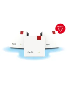 Mesh Set FRITZMESH SET 1600 3-PACK EDITION INTERNATIONAL Doble banda (2,4 GHz   5 GHz) Wi-Fi 6 (802.11ax) Rojo, Blanco Interno