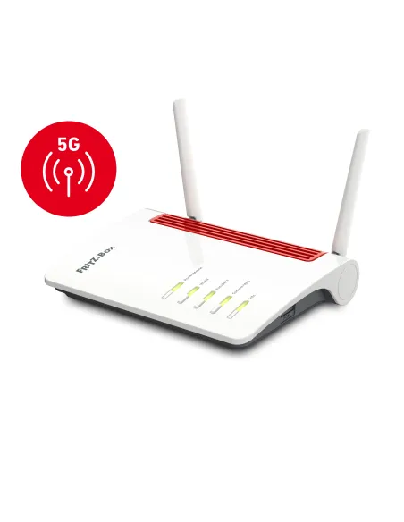 Box FRITZ! 6850 5G router inalámbrico Gigabit Ethernet Doble banda (2,4 GHz   5 GHz) Blanco