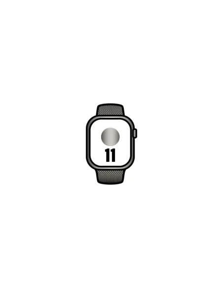 Apple Watch Series 11/ GPS / Cellular/ 46mm/ Titanio Natural/ Correa Milanese Natural S/M