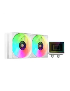Kit refrigeracion liquida mars gaming ml - two240w argb 2x 120mm blanco