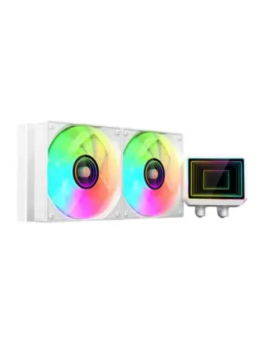Kit refrigeracion liquida mars gaming ml - two240w argb 2x 120mm blanco