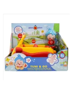 Vehiculo interactivo tuni & plim plim  push and go