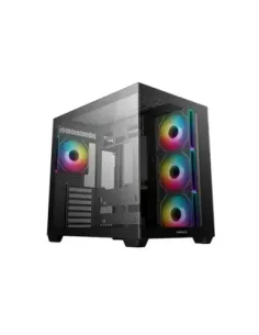 Caja ordenador gaming deepcool cg530 atx rgb cristaltemplado negra