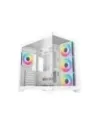 Caja ordenador gaming deepcool cg530 atx rgb cristaltemplado blanca