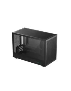 Caja ordenador gaming deepcool matx ch260 cristal templado negra