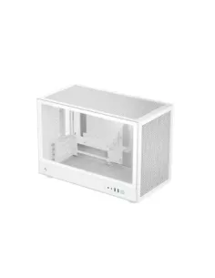 Caja ordenador gaming deepcool matx ch260 cristal templado blanco
