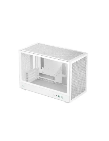 Caja ordenador gaming deepcool matx ch260 cristal templado blanco