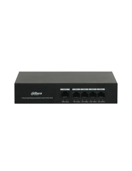 Dahua Technology PoE DH-PFS3005-4ET-36 switch No administrado L2 Fast Ethernet (10 100) Energía sobre Ethernet (PoE) Negro